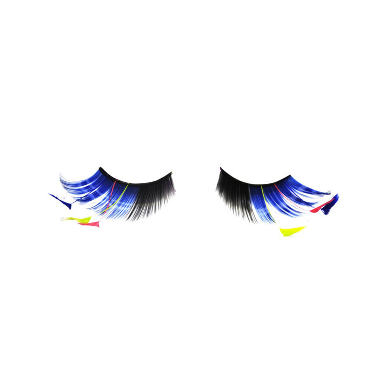 Dulcet faddish fantasy fake feather eyelash Y-17